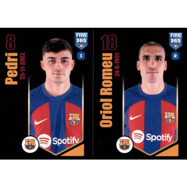 Sticker 158 Pedri/Oriol Romeu