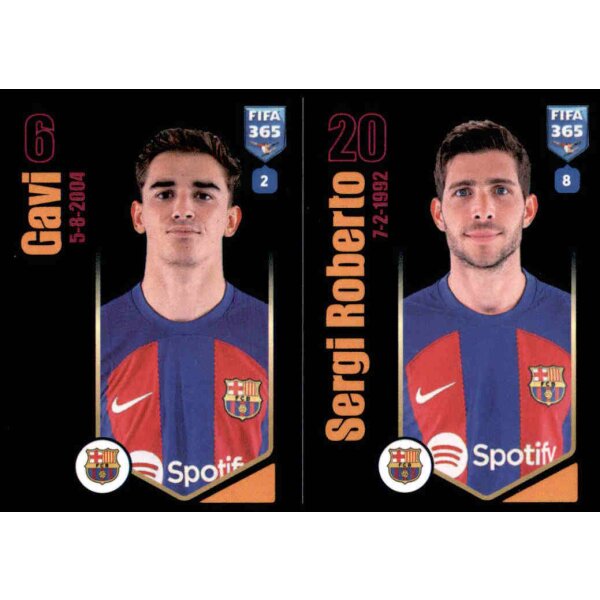 Sticker 159 Gavi/Sergi Roberto