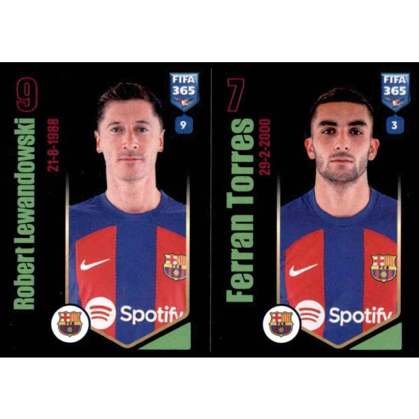 Sticker 163 Robert Lewandowski/Ferran Torres