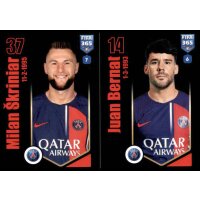 Sticker 218 Milan Skriniar/Juan Bernat