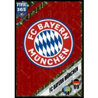 Sticker 237 FC Bayern München Club Logo