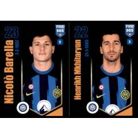 Sticker 303 Nicolo Barella/Henrikh Mkhitaryan