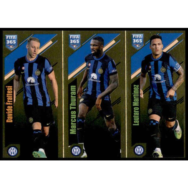 Sticker 305 Davide Frattesi/Marcus Thuram/Lautaro Martinez