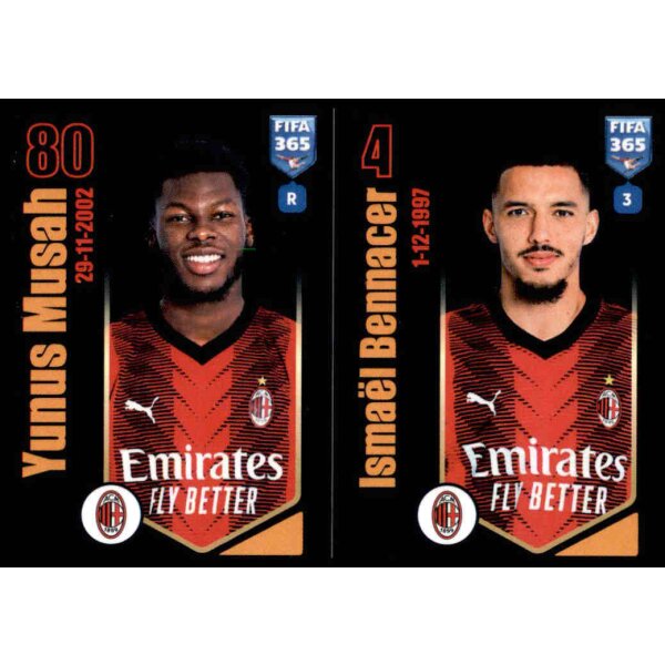 Sticker 351 Yunus Musah/Ismael Bennacer