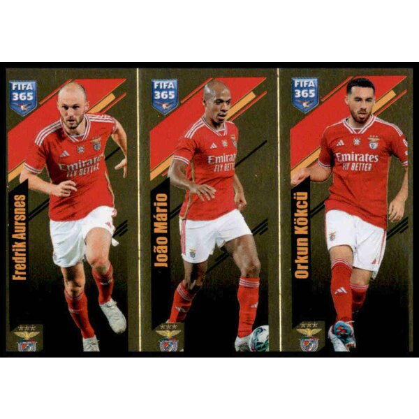 Sticker 395 Fredrik Aursnes/Joao Mario/Orkun Kökcü