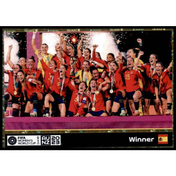 Sticker 421 Spain FIFA Womens World Cup AU/NZ 2023 Winner FIFA Womens World Cup Australia & New Zealand 2023