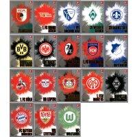 Topps Match Attax Bundesliga - 2023/24 - Alle 18 Club Karten