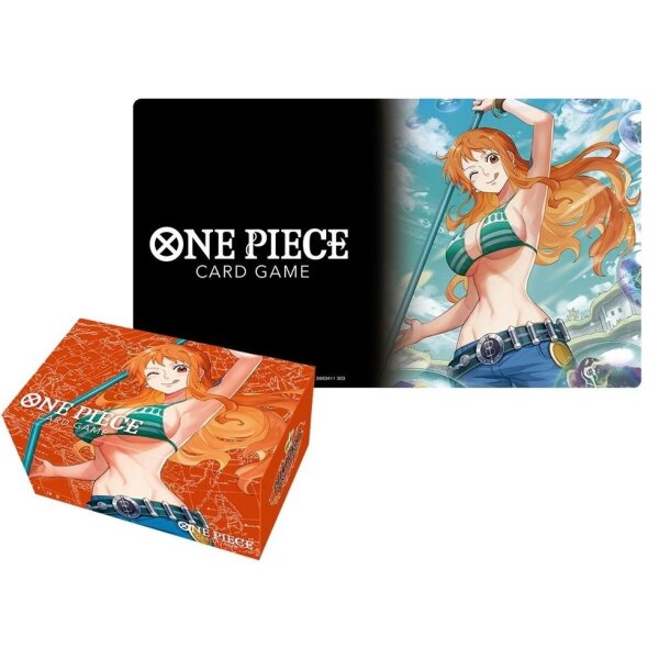 One Piece Card Game - Playmat and Storage Box Set - Nami