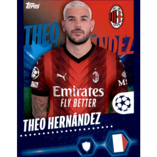 Sticker 34 Theo Hernandez - AC Milan