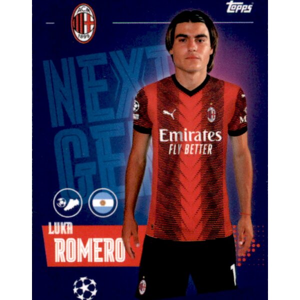 Sticker 45 Luka Romero (Next Gen) - AC Milan