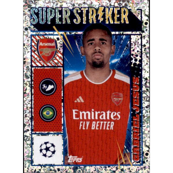 Sticker 60 Gabriel Jesus (Super Striker) - Arsenal FC