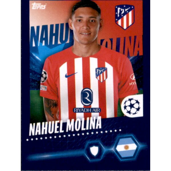 Sticker 71 Nahuel Molina - Atletico de Madrid