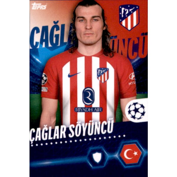 Sticker 72 Caglar Söyüncü - Atletico de Madrid