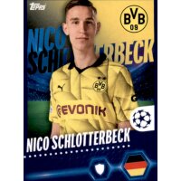 Sticker 87 Nico Schlotterbeck - Borussia Dortmund