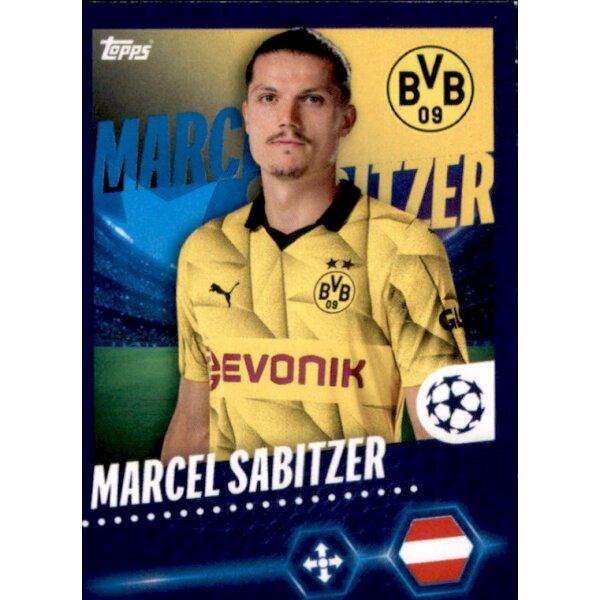 Sticker 97 Marcel Sabitzer - Borussia Dortmund