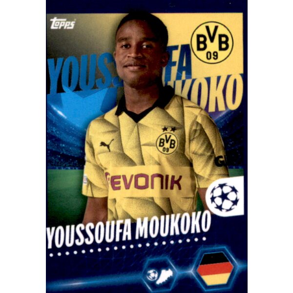 Sticker 99 Youssoufa Moukoko - Borussia Dortmund