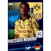 Sticker 99 Youssoufa Moukoko - Borussia Dortmund