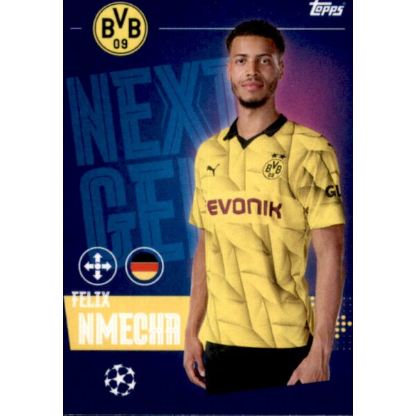 Sticker 102 Felix Nmecha (Next Gen) - Borussia Dortmund