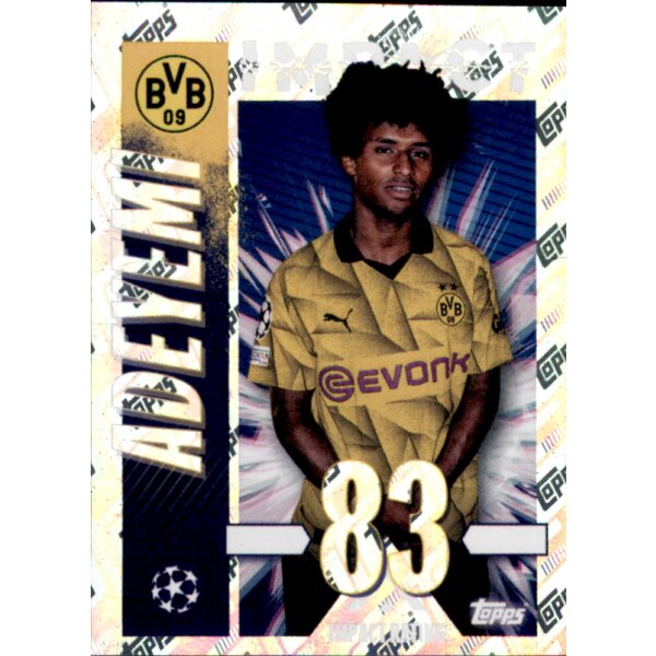 Sticker 103 Karim Adeyemi (Impact) - Borussia Dortmund