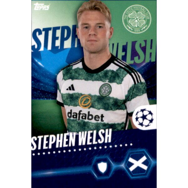 Sticker 108 Stephen Welsh - Celtic FC