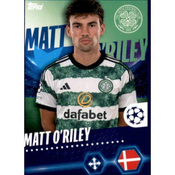 Sticker 114 Matt ORiley - Celtic FC