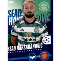 Sticker 120 Sead Haksabanovic - Celtic FC