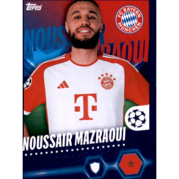 Sticker 147 Noussair Mazraoui - FC Bayern München