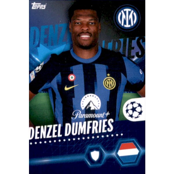 Sticker 163 Denzel Dumfries - FC Internazionale Milano