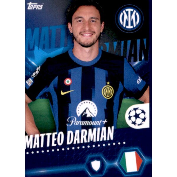 Sticker 167 Matteo Darmian - FC Internazionale Milano