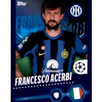 Sticker 168 Francesco Acerbi - FC Internazionale Milano