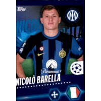 Sticker 172 Nicolo Barella - FC Internazionale Milano