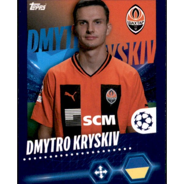 Sticker 229 Dmytro Kryskiv - FC Shakhtar Donetsk