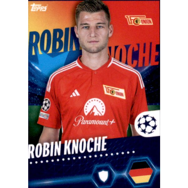 Sticker 242 Robin Knoche - 1. FC Union Berlin