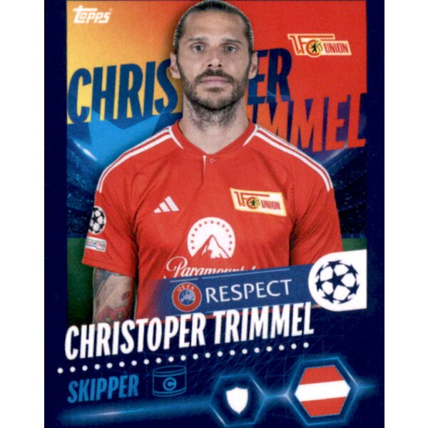 Sticker 244 Christopher Trimmel - 1. FC Union Berlin