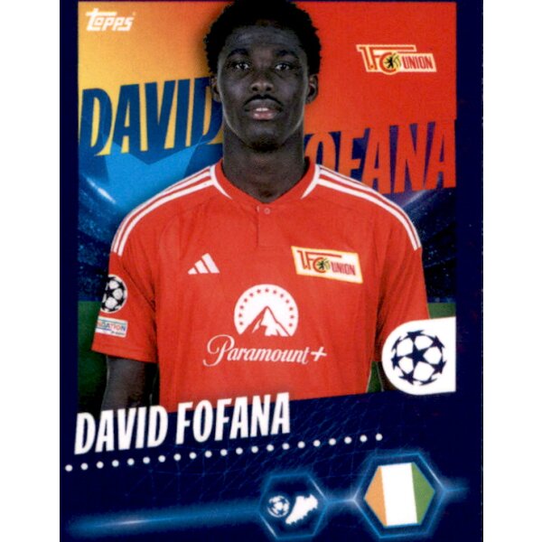 Sticker 253 David Fofana - 1. FC Union Berlin