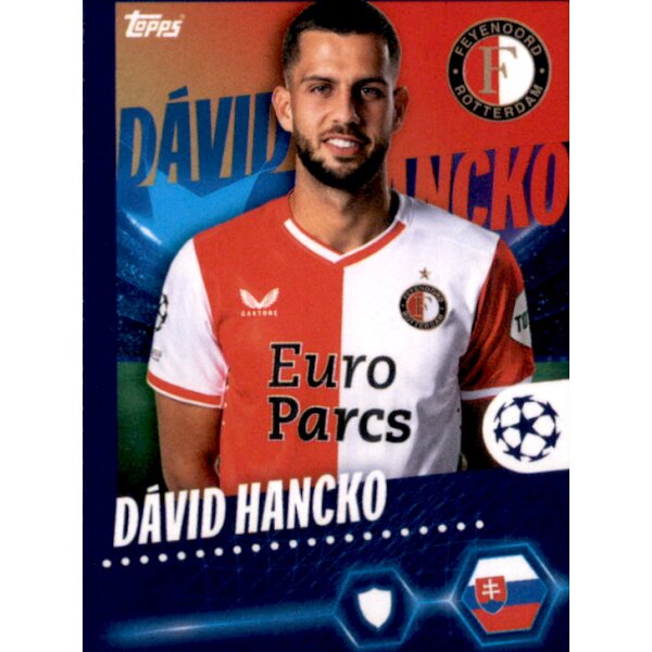 Sticker 261 David Hancko - Feyenoord