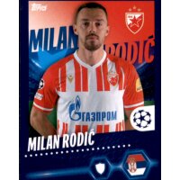 Sticker 279 Milan Rodic - FK Crvena Zvezda