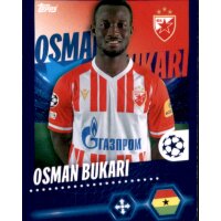 Sticker 283 Osman Bukari - FK Crvena Zvezda