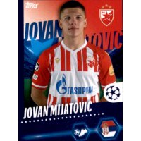 Sticker 290 Jovan Mijatovic - FK Crvena Zvezda