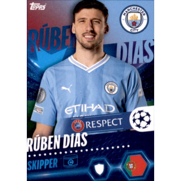 Sticker 298 Ruben Dias - Manchester City