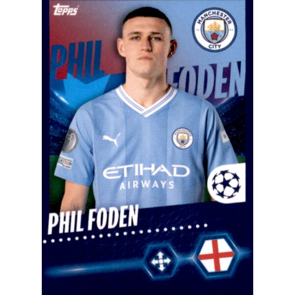 Sticker 306 Phil Foden - Manchester City