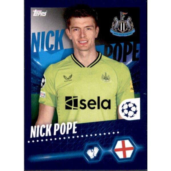 Sticker 333 Nick Pope - Newcastle United