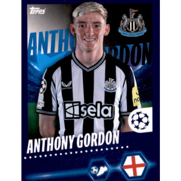 Sticker 345 Anthony Gordon - Newcastle United