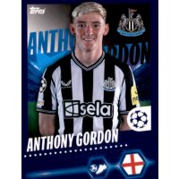 Sticker 345 Anthony Gordon - Newcastle United