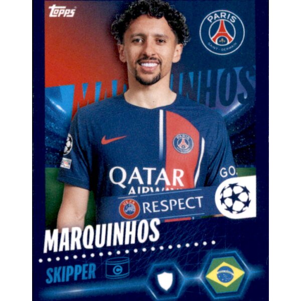 Sticker 354 Marquinhos - Paris Saint-Germain