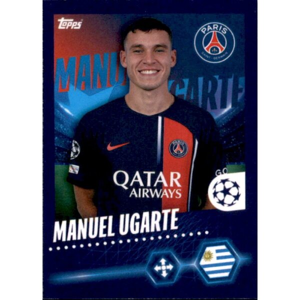 Sticker 360 Manuel Ugarte - Paris Saint-Germain