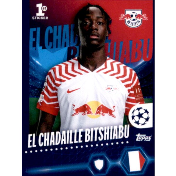 Sticker 376 El Chadaille Bitshiabu - RB Leipzig