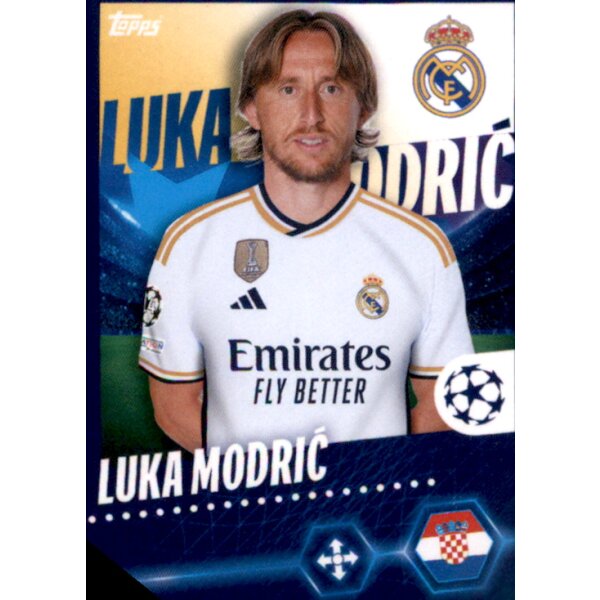 Sticker 420 Luka Modric - Real Madrid C.F.