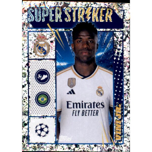 Sticker 424 Vinicius Junior (Supet Striker) - Real Madrid C.F.