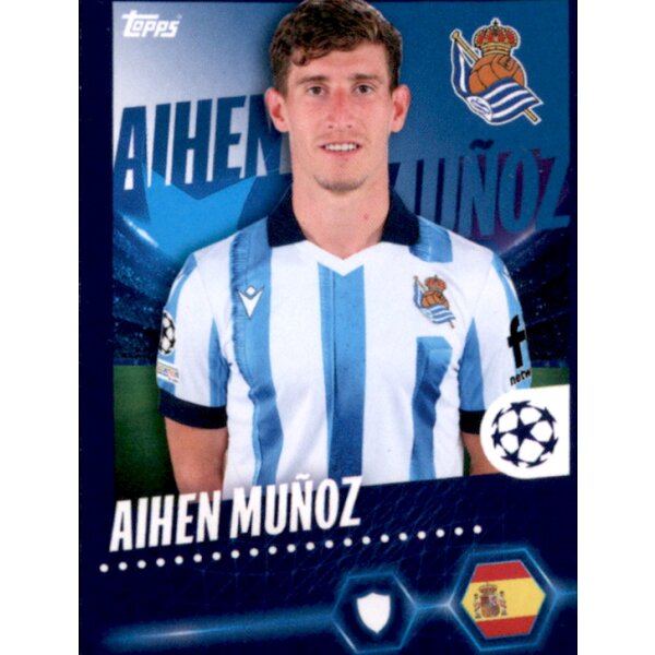 Sticker 431 Aihen Munoz - Real Sociedad de Futbol